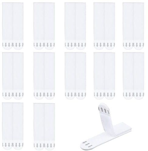 12 Pairs(24 Strips) Heavy Duty Picture Hanging Strips No Nails Needed, Damage Free Adhesive Mounting Poster Strips for Pictures and Photos Frame Hanging, Picture Strips for Frames,Mirrors,Wall,Signs