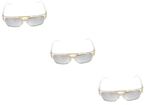 GALPADA 3stücke Metall Sonnenbrille Für Herren Uv-schutz Leicht Und Bequem Für Outdoor-aktivitäten Und Modische Auftritte Hochwertige Konstruktion Und Stilvolles Design