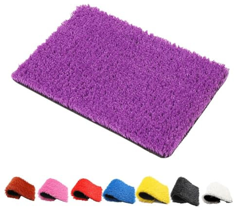 XLIHAWY Gazon Artificiel, Tapis Jardin Doux, Drainage Automatique Gardez Au Sec Gazon Artificiel, Tapis Gazon Synthétique pour Aménagement Paysager