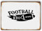 20 x 30 cm Fußball Bro – Vintage-Blechposter aus Aluminium für Zuhause, Kaffee, Wand, Männerhöhle, Küche, Badezimmer, Dekor