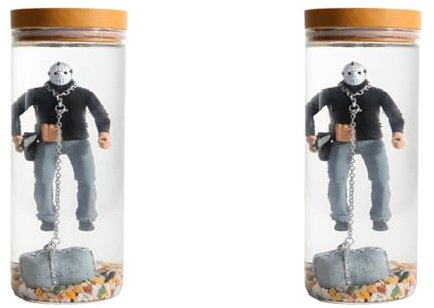 GIWFBQTR 2X Voorhees-Lampen, Voorhees-Wasserlampen, Horror-Lampen, Horrorfilm-Merchandise, Horror-Sammler-Wasserlampen