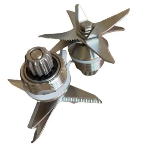 bdzxvhme 2pcs Stainless Steel 8 Also Blender Knife for Silvercrest sc-1589 vitamic VM0109 German grinded Replacement Parts