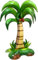 Palma gonfiabile, decorazione hawaiana, festa estiva, misura XXL, 132 x 94 cm, riutilizzabile, materiale in alluminio