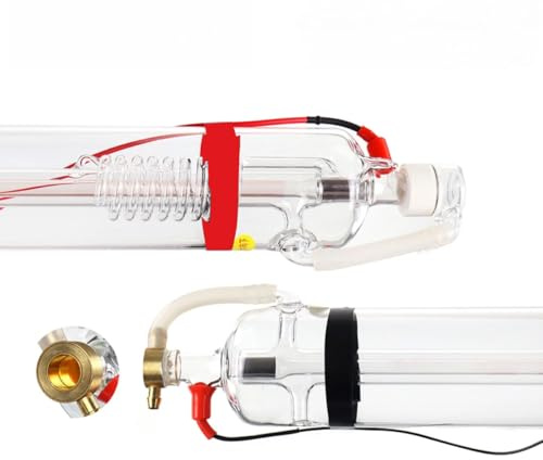 CO2 Glas Laserröhre 80W Länge von 1250 mm Diam. 50 mm Laser Tube für Laser Gravier- und Schneiden Maschine, DIY Maschine (80W 1250mm)
