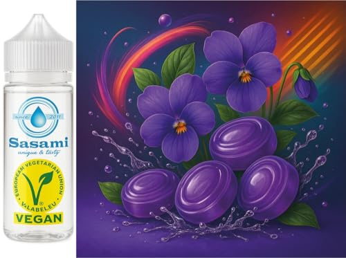 Violet Pastilles - bonbon violette arôme concentré - Vegan - Sasami - 100 ml
