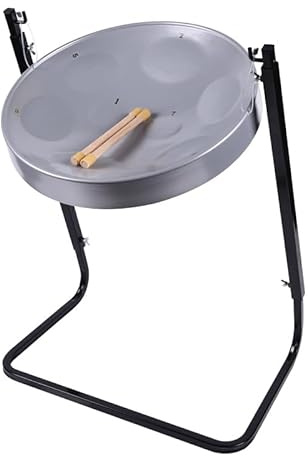 Großes Handpan - für Meditation, Klangheilung und Entspannung - Professionelles Stahl-Perkussionsinstrument für erwachsene Anfänger