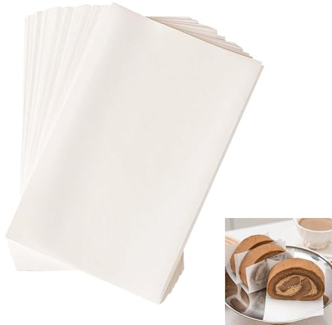 100 PCS De Papel De Horno Antiadherente Precortado De 20x15 Cm – Papel Vegetal Ecológico Para Cocinar, Hornear Y Asar, Ideal Para Bandejas De Galletas, Pasteles Y Carnes