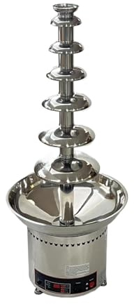Multi Purpose Chocolate Fountain 7 Tier Fondue Maker for Camping Holiday Party Dessert Setup Smooth Continuous Flow