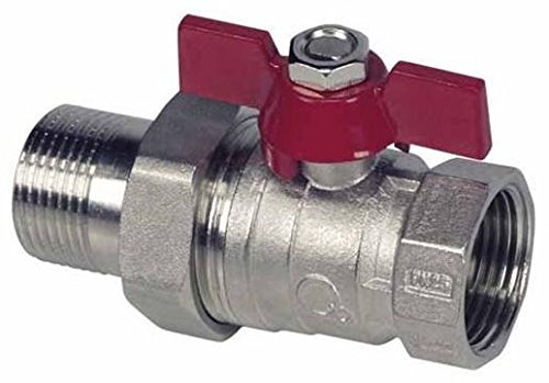 Kugelhahn mit Verschraubung Flügelgriff ventil (1/2)