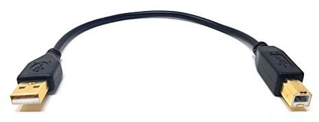 Maincore 25cm Gold USB to PC, Laptop Cable Lead Compatible With, Keyboards, DJ Decks, Midi, DJ CD Player, Mixer, Turntable, Electric Piano, Synthesizer, MIDI Guitar, Tone Generators, Drum Machines