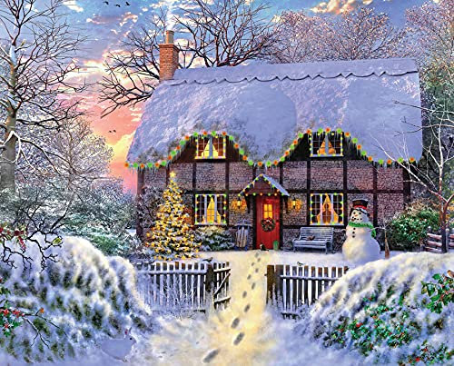 Springbok's 1000 Piece Jigsaw Puzzle Yuletide Cottage
