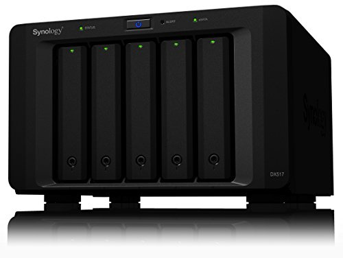 Synology DX517 10TB 5 Bay NAS Solution | Installed with 5 x 2TB Seagate IronWolf Drives