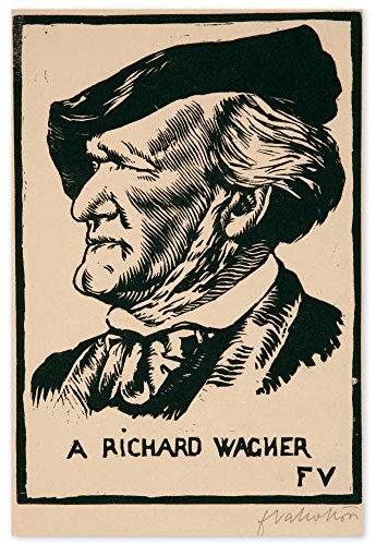 JUNIWORDS Poster, Félix Vallotton, Richard Wagner, 60 x 90 cm
