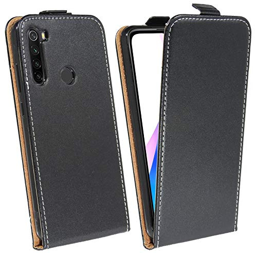 cofi1453® Flip Case kompatibel mit XIAOMI REDMI Note 8T Handy Tasche vertikal aufklappbar Schutzhülle Klapp Hülle Schwarz
