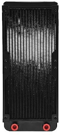 Lazmin 240MM Computer-Wasserkühlungskühler, 18 Rohre Aluminium-Wärmetauscher Kühler CPU-Kühlkörper Geeignet für PC-CPU-Computer-Wasserkühlsystem