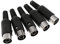 #N/a Mini DIN Pin Macho Jack Audio Jack Conector para - Negro, 7 Pin
