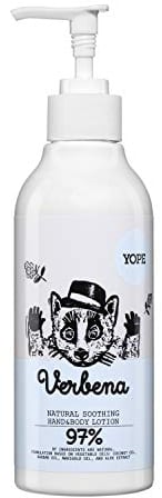 YOPE Natürliche Körperlotion | 300 Milliliter | Verbena | Body Lotion | Körpercreme | Feuchtigkeitslotion | für trockene Haut | Vegan Körperlotion | 97% aus natürlichen Zutaten