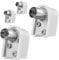 hb-digital Set di 2 adattatori angolari con presa IEC femmina e 2 connettori maschio con attacco a vite, smontabili DVB-C DVB-T/T2 antenna TV coassiale, connettore angolare a vite colore: bianco