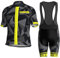 WOLFIRE WF Fahrradbekleidung Herren, rennrad Trikot Herren, Radlerhose Herren. mit 20D Gel Pad, gepolsterter Latz, MTB. radtrikot Herren Kurzarm. Fahrradbekleidung männer Set. Rad Kleidung Herren