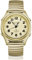Hearkent Radio Controlled Talking Watch with Stainless Steel Expanding Strap British English Speaking for Blind People and Visually Impaired Elderly (Gold)