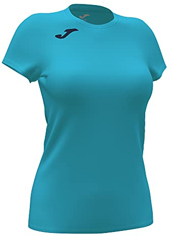 Joma T-Shirt Femme Record II, Unisex, Fluoreszierendes Türkis, 4XS-3XS