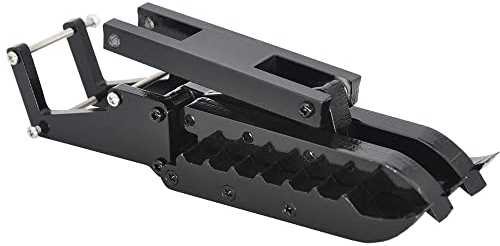 Morsetto in Legno Escavatore Pinza in Metallo CNC. for Huina 1580. Escavatore. Rc. Parti del Modello del Secchio della Presa (Color : Wood Clamp Grapple)