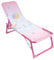 Fun House Kinder Einhorn Liegestuhl, faltbar, 112 x 40 x 40 cm, Rosa