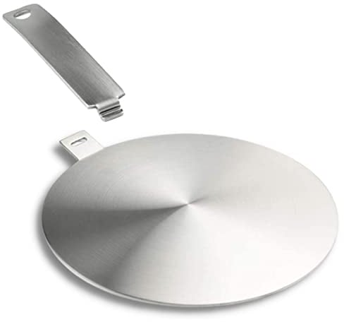 MoniDecor Adattatore a induzione per caffettiera 14 cm Adattatore per piastra a induzione in acciaio inossidabile Adattatore per piano cottura a induzione Adattatore