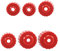 6 Pieces Copper Pipe Cleaners, Sized, Tube Cleaning Brush for Copper, Copper Pipe (3 Sizes)