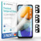 smartect Verre Trempé [3 + 3 Pièces, Clear] pour Samsung Galaxy M23 5G / M13 4G, Écran + Caméra, Protecteur d'écran en Verre HD Anti Rayures, Sans Bulles, Dureté 9H, 0.3mm Ultra Transparent