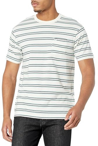 Quiksilver Herren Pocket T-Shirt, Snow White Cruiser Pkt Tee 234, L