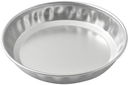 Steel Pan SP12049 - Stampo per tortiera 20 cm, fondo a nido d'ape antiaderente, tutto in acciaio inox