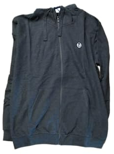Sergio Tacchini Hoodie FZ Sweat, Dk Grey, XL
