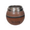 Gaucho Bruno - Mate Térmico de Acero Inoxidable para Tomar Yerba Mate Fácil de limpiar Cómodo de sostener Mantiene la temperatura de la bebida Encantador diseño que parece una calabaza natural