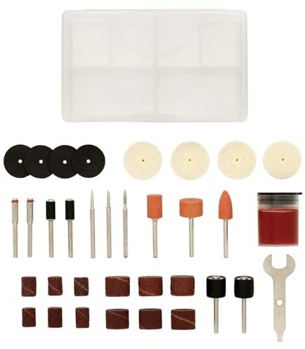 Draper 08954 Accessories Set for D20 Engraver/Grinder (32 Piece)