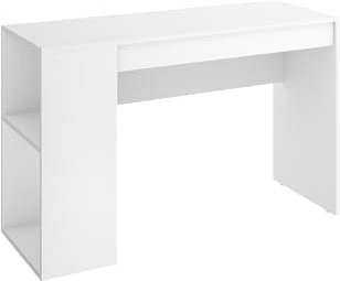 DEKIT GRUPO RIMOBEL Teo Schreibtisch, Melamin, Weiß, 74 x 115 x 50 cm