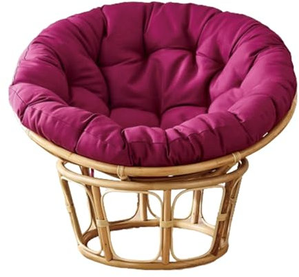 MIAOMI Balkonstuhl Stuhlkissen, Verdickte Wasserdicht Korbsesselkissen Outdoor Gartensessel Stuhlkissen Eierstuhlkissen Radarkissen Rund Papasan Sessel Stuhlkissen
