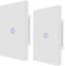 Interruttore della luce Intelligente ZigBee, Controllo Vocale Funziona con Alexa e Google Home, Timer e Condivisione Dispositivo, È necessario il filo di neutro, Necessità di un hub zigbee,1 way(2PCS)