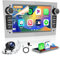 Hikity 2GB+64GB Android 15 Autoradio für Opel Astra Antara Vectra Corsa Zafira Meriva Vivara Vivaro Combo Signum Tigra Radio Wireless CarPlay Android Auto Bluetooth 7 Bildschrim Auto Radio mit Navi