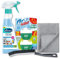 Ultimate Fridge Hygiene Cleaner with Croc'Odor Deodorisers, Microfibre Cloth & Crevice Cleaning Brush, Essential Fridge Freshener Deodoriser Set, Accessories & Odour Absorber, Kitchen