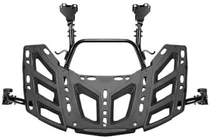 ZSGHJA Heck Koffer Träger 715002881 715003439 Für Can-Am Für Maverick X3, X3 Für Max 2017-2023 Schwenk Reserverad Fracht Gepäck Hinten Rack Kit