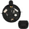 URAQT Kosmetiktasche mit Kordelzug, Lazy Kosmetikbeutel, Groß Kapazität Make Up Tasche, One-Step Organizer Makeup Tasche Schminkbeutel für Lazy Damen (Schwarz)