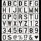 42-teilige Schablone, Alphabet-Buchstabenschablonen, wiederverwendbare Zahlenschablonen, ineinandergreifende Zahlen- und Buchstabenvorlagen, Schablone zum Zeichnen, Malen, DIY-Schild (4 Zoll)