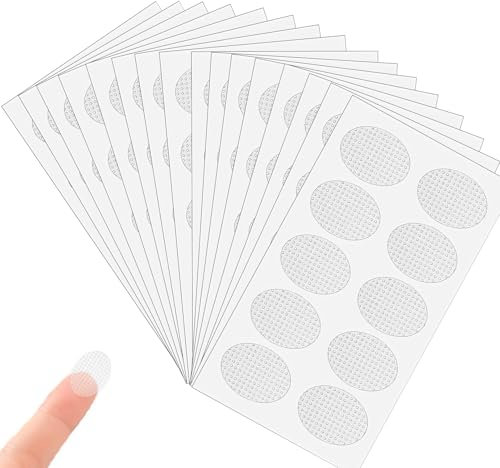 600 Stück Ohrringe Abkleben Sport, Aufkleber Ohrringe Abkleben, Transparente PE Ohrpassstücke, Tape zum Ohrringe Abkleben, für Patches Stützpflaster Stabilisator für Langlebige Ohrringe