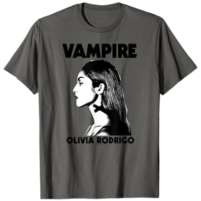 Olivia Rodrigo Vampiro Immagine Immagine Stampa Maglietta