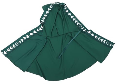 GALPADA Hooded Cloak Für Halloween Unisex Mittelalterlicher Umhang Mit Kapuze Für Cosplay Bühnenauftritte Und Besondere Anlässe Stilvoller -Cape Geheimnisvollem