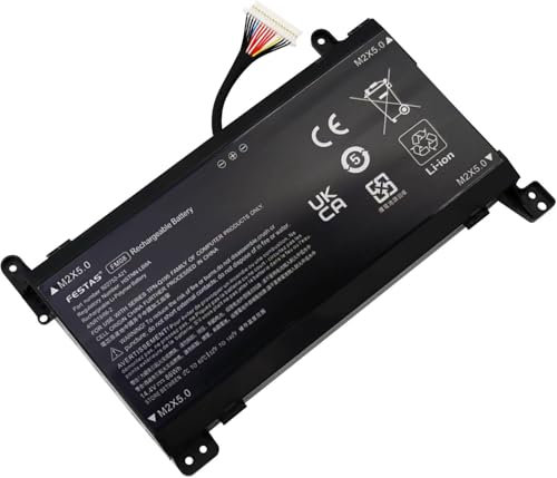 16-Pin 86Wh FM08 Batterie Compatible avec HP Omen 17-an 17-AN000 17-AN100 17-AN0XX 17-AN1XX 17-AN002NL Series 922752-421 922753-421 922977-855 TPN-Q195 HSTNN-LB8A HSTNN-LB8B