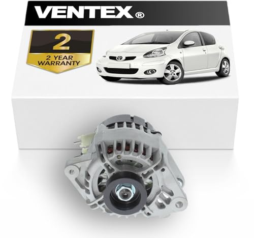 VENTEX® Lichtmaschine kompatibel mit Toyota Aygo Citroen C1 Peugeot 107 1.0 Benzin 2005-2014
