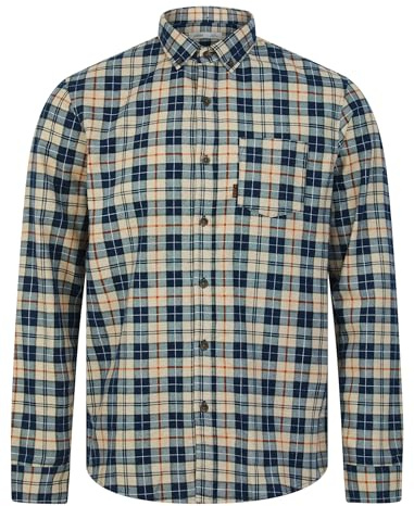Tokyo Laundry Men's Printed Checked Cotton Flannel Shirt