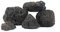 Decoración para Acuario Lava Volcánica Roja Negra Natural Piedra Pana Ornamento 1kg Set (10kg, Negra)